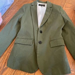 Banana republic green blazer used condition